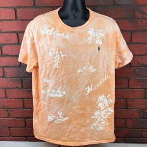 Polo Ralph Lauren‎ Men's Aloha Peach T-Shirt XL